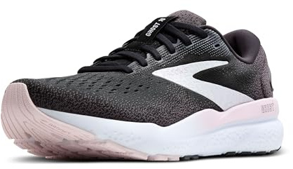 BROOKS Damen Ghost 16 Laufschuhe Neutralschuh Black/White/Orchid Ice - Schwarz 40,5