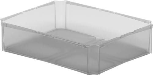 Surplus Systems Einsatzkasten für Eurobox 1/2 quer, transparent Boxen, Körbchen & Kisten