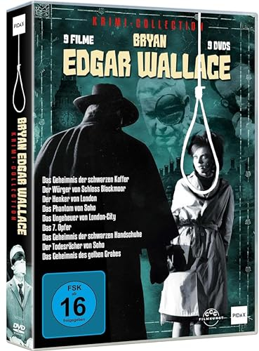 Bryan Edgar Wallace Box - Krimi Collection mit 9 spannenden Meisterwerken