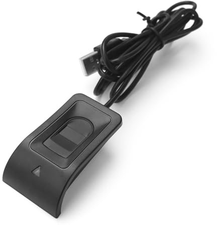 Swokely USB-Fingerabdruck-Lesegerät, biometrischer Fingerabdruck-Scanner, kennwortfreie Bedienung, Plug and Play, einfach zu bedienen für PC Laptop
