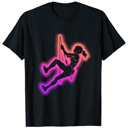 Bouldern Kletterer Bergsteigen Frauen Mädchen Klettern T-Shirt