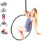 ROGHA Aerial Hoop Frauen Männer Home Aerial Yoga Hoop Set für Leistung & Fitness, Professionelle Aerial Ring für akrobatische Zirkus Gymnastik, Stretching-Schaukel für Erwachsene Kinder,90cm-2.5cm