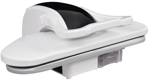 Dampfbügelpresse von Speedypress, 2200W Intelligente Bügelmaschine mit 5 Bügelprogrammen Display, 35,8 Heizplatte, 1 L Tank, Auto Abschaltung