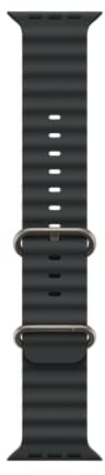 Apple Watch Band - Ocean Band - 49 mm - Schwarz - One Size