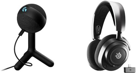 Logitech G Yeti Orb, & SteelSeries Arctis Nova 7 Wireless