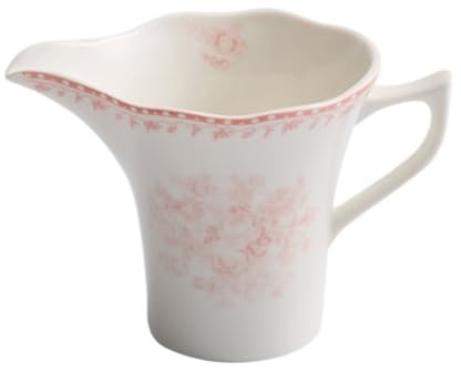 OUYUE Gravy Boat Gravy Jug Bone China Coffee Small Milk Jug Steak Sauce Bucket Home Juice Gravy Boat Gravy Boat For Family(Pink)