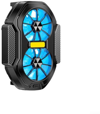 Bulevisiter Handy-Kühler, effizienter Handy-Kühler für Gaming mit zwei Modi und RGB-Lichtern, verbessert das Spiel- und Streaming-Erlebnis (Laden)