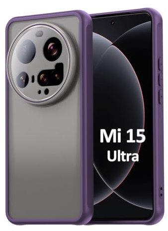 Handyhülle für Xiaomi 15 Ultra Matt Stoßfest Schutzhülle Back cover in Lila