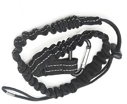 DOSERTY Cordino per attrezzi con chiusura sicura, struttura in poliestere, adatto per chiavi, motoseghe e accessori da arrampicata, cordino con moschettone