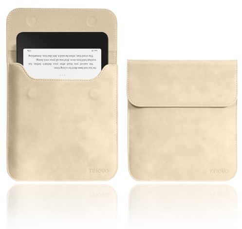 TiMOVO 6,8-7 E-Reader Schutzhülle für Alle, Aprikose