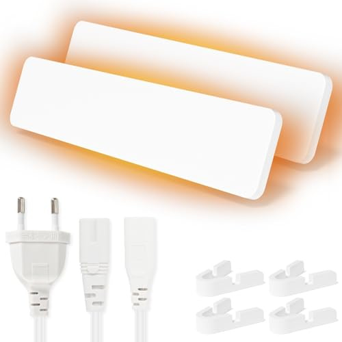 Monucep Schimmel Infrarotheizung, 50W Schimmelentferner Wand | Ohne Chemie, Wandmontiert & Freistehend, Geeignet für Badezimmer, Schlafzimmer und Wohnzimmer (2 Stück)