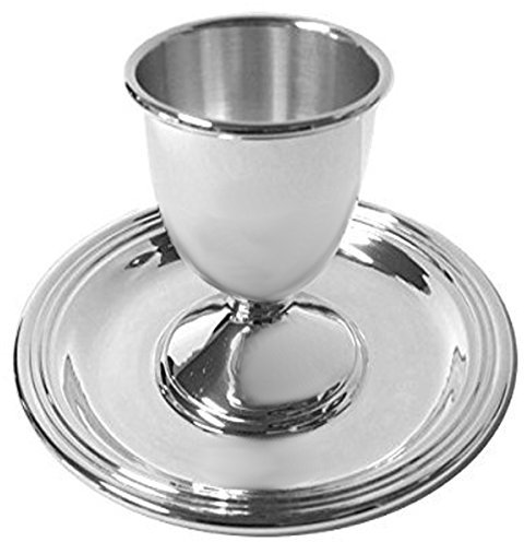 Coquetier avec Soucoupe en Argent Massif 800 Produit Solide et de Haute qualité