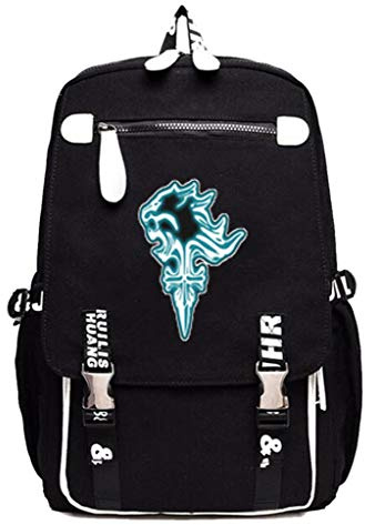 WANHONGYUE FINAL Fantasy Spiel Cosplay Studenten Rucksack Canvas Backpack Schultaschen Daypack -14