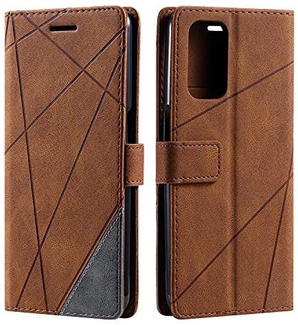 SONWO Coque pour Oppo A54 5G / Oppo A74 5G / Oppo A93 5G Etui en Cuir PU Portefeuille Housse Fermeture Magnétique und Flip pour Oppo A54 5G / A74 5G / Oppo A93 5G, avec Fermeture Magnétique, Marron
