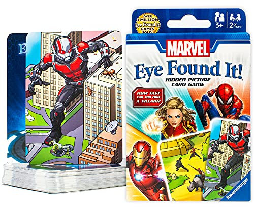 Ravensburger Marvel Eye Found It Card Game for Girls & Boys Ages 3 and Up - A Fun Family Game You'll Want to Play Again and Again, Small