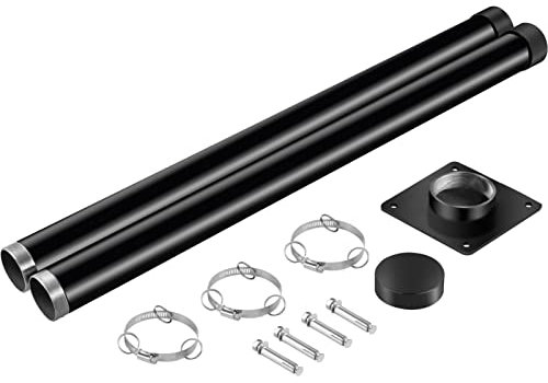 Outdoor Sun Shade Post Sail Pole 114 Schatten Segel Post 3 Durchmesser Stahlstruktur mit Seilmetall for Deck Gartengarten,Effektive Leistung