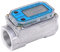 Digitaler Turbinen-Durchflussmesser 15-120L 1 NPT Dieselkraftstoff-Durchflussmesser Dieselöl-Kraftstoff-Durchflussmesser Benzinzähler(Blau)