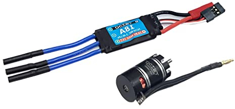 Harilla Elektronischer Geschwindigkeitsregler Brushless Motor 18A ESC für 1/24 1/28 1/32 RC Car Ersetzt Teil - 10800KV