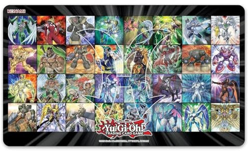 Konami-4012927947371 Yu-Gi-Oh Trading Card Elemental Hero Game Mat, Color, único (1)