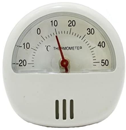 Magnetic Thermometer with Stand Fridge Room Temperature Mini Gauge Dial Shed