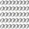 HELIFOUNER 40 Pieces 15.3-18.5mm 304 Stainless Steel Single Ear Hose Clamps