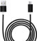 PH26 Ⓡ Câble micro USB nylon tressé ultra resistant Compatible Samsung Galaxy A10 / A7 2018 / A6 2018 / A6 Plus 2018 / J3 2017/ J4 2018/ J6 2018/ / S7/ S7 edge - Charge Rapide- Câble noir 1,3 mètre