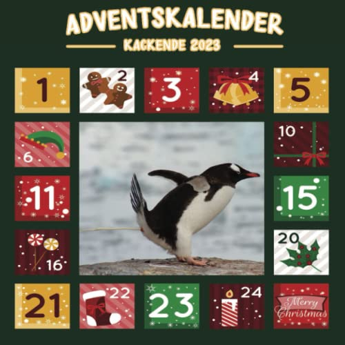 adventskalender kackend 2023: Geschenke-Adventskalender – Das Buch enthält lustige Bilder von Tieren, die furzen und kacken, begleitet von einem Witz, ... für Tierliebhaber, Weihnachtsgeschenke 2023