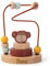 Elefantasie Trixie Mini Motorikschleife aus Holz PERSONALISIERT Steckspiel mit Namen graviert Geschenk zur Geburt AFFE