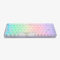 Higround Crystal Opal Basecamp 65% Mechanical Keyboard, White Flame Switches for Precision, Programable RGB, Translucent, Smooth Typing, Hot-Swappable, Deep Thocc Dual Silicone Dampening