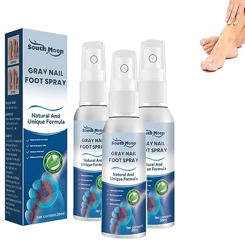 3 Pezzi Spray per Il Trattamento del Piede Degli Atleti Furzero, Spray per Piedi per Unghie di Grado Medico Furzero, Spray per La Riparazione Delle Unghie dei Funghi del Piede