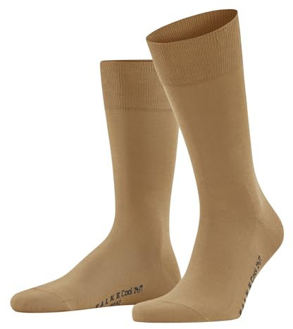 FALKE Herren Socken Cool 24/7 M So Baumwolle einfarbig 1 Paar, Orange Carrot 8809, 43-44