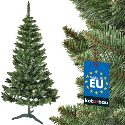 KOTARBAU® Künstlicher Weihnachtsbaum 180 cm Tannenbaum Künstlich mit Plastik Ständer Christbaum Christmas Tree