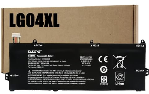 BLESYS LG04XL L32654-005 HSTNN-IB8S L32535-1C1 L32535-142 LG04068XL Batteria PC portatili per HP Pavilion Laptop 14,8V 61Wh