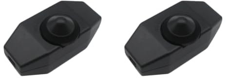 HOMSFOU 2 Pièces tournant pour lampe variateur de lumière gradur Interrupteur de gradation variateur de ampoules à variateur l'interrupteur remplacement du bouton de la lampe