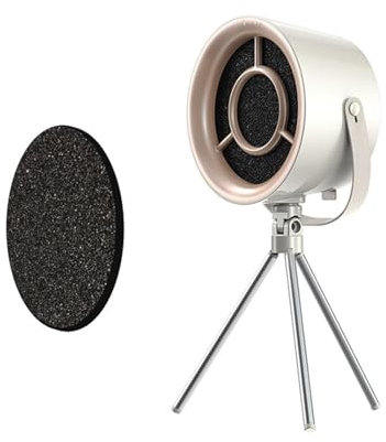 2024 Portable Range Hood, 3-Speed Desktop Range Hoods with 1 Changeable Filters, Adjustable Hanging Low Noise Strong Suction Portable Exhaust Fan for Outdoor, Cooking, Hot pot, Kitchen YK-705