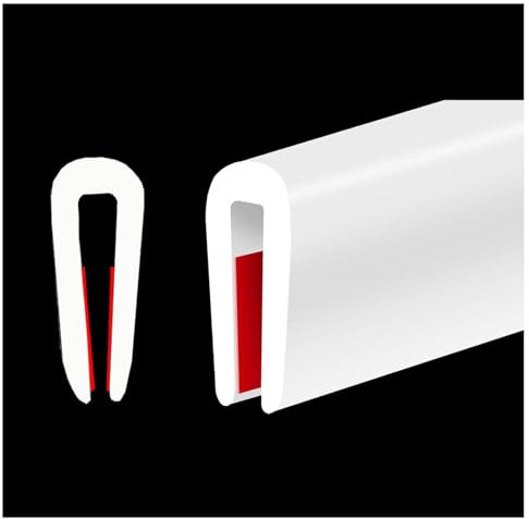 Car Door Edge Protector, Edging Strip, Car Door Protectors Edge Guards, Plastic Trim, Rubber Seal, Rubber Edge Trim, Plastic Edging Trim, for Windows, Metal Panels, Glass Panels(3.5m×3.2mm)