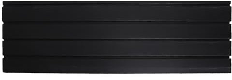Panel De Pared Listones, Expositores Para Tiendas Minoristas, Garaje, Organizador Pared, Herramientas Para Manualidades, Almacenamiento Estantes, Taller En Casa Estantes Pared(Black,100x31CM/39.37x12.