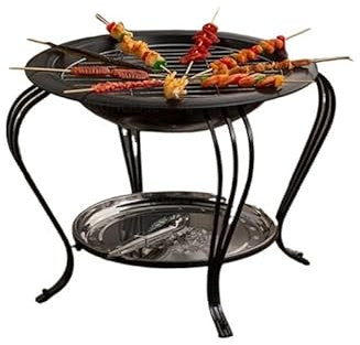 Lijiaxiuyc-101 feuerschale Moderne Outdoor Heizung Eisen Feuerstelle for Home Lagerfeuer Stehen Kreative Winter Outdoor Camping Grill Holz Holzkohle Brazier Abnehmbarer grillrost für den außenbereich