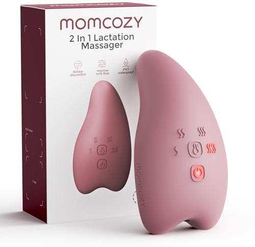Momcozy A1Pro Stillmassagegerät, Zubehör für die Milchpumpe | mehrstufig einstellbar zusammen mit der Milchpumpe verwenden für mehr Komfort und Effizienz beim Abpumpen