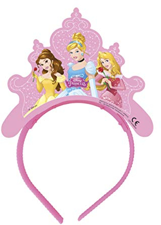Procos 87415 - Tiara-Set Princess Dreaming, 4 Stück, Größe 22 x 16 cm, Haarreif, Kopfschmuck, Gast-Geschenk, Karneval, Geburtstag, Mottoparty