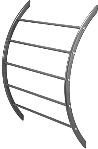 bremermann Handtuchhalter zur Wandmontage mit 5 Stangen aus Metall (grau)