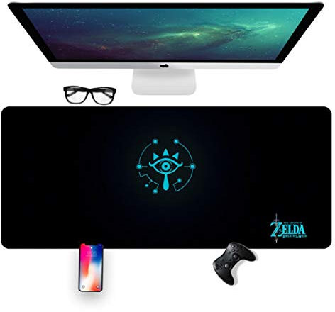 IGIRC Tapis De Souris De La Légende Zelda Wilderness 700X300Mm, Tapis De Souris Speed ​​Gaming, Large XXL Large Tapis De Souris avec Base Épaisse De 2Mm, pour Ordinateurs Portables, Pc, Pc