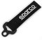 Sparco S099070NR Set 1 Schlüsselanhänger, Leder, Schwarz