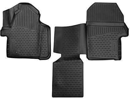 3D Gummimatten Element Passgenaue Fußmatten Mercedes Sprinter 316/516 BlueTec 4x4 2013-2019 2tlg