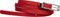 Caspar GU296 schmaler Damen Leder Taillengürtel, Gürtelgröße:70 [für Körperumfang 67-73 cm], Farbe:rot