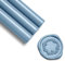 UNIQOOO Light Dusty Blue Glue Gun Sealing Wax Sticks for Wax Seal Stamp - Perfect for Wedding Invitations, Cards Envelopes, Snail Mails, Wine Packages
