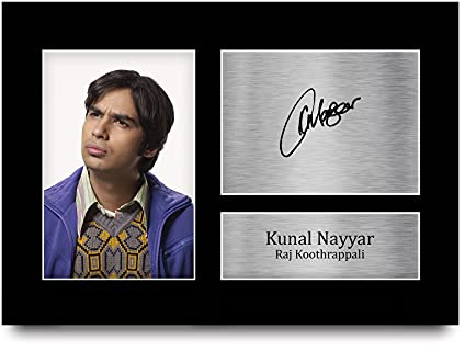 HWC Trading A4 Kunal Nayyar Big Bang Theory Raj Koothrappali Geschenke Gedruckt Signiert Autogramm Bild Für Fernsehen Zeigen Fans