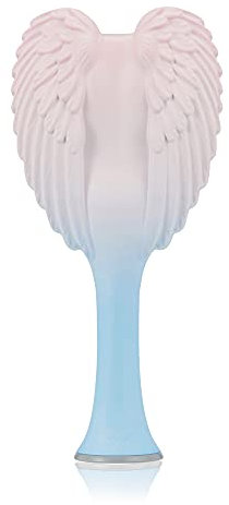Tangle Angel Haarbürste für Haarverlängerungen, antistatisch, weiche Borsten, Paddelbürste für glattes oder gewelltes Haar, Engelsflügel, Dusch- und Föhnen, Entwirrer-Haarbürste für Damen, zweifarbig,