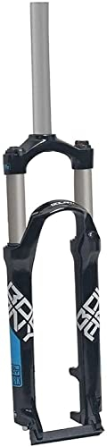 STRTG 24 Zoll Fahrrad Federgabel, 1-1/8 '' Leichte Aluminiumlegierung MTB Mountainbike Scheibenbremse Schultersteuerung Federweg 100Mm Fahrradteile A,24inch