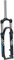 STRTG 24 Zoll Fahrrad Federgabel, 1-1/8 '' Leichte Aluminiumlegierung MTB Mountainbike Scheibenbremse Schultersteuerung Federweg 100Mm Fahrradteile A,24inch